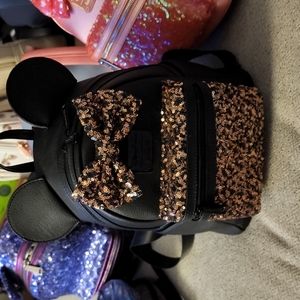Bello Bronze Sequin Loungefly Backpack